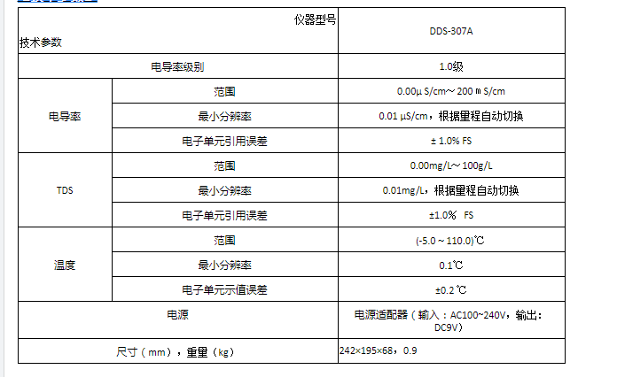 臺(tái)式電導(dǎo)率DDS-307A